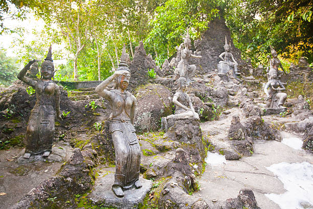 istock Tanim magic Buddha garden, Koh Samui island 491924358
