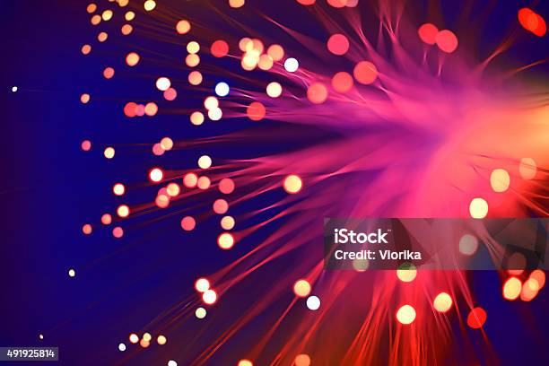 Fiber Optics Abstract Background Stock Photo - Download Image Now - Creativity, Abstract, Fiber Optic