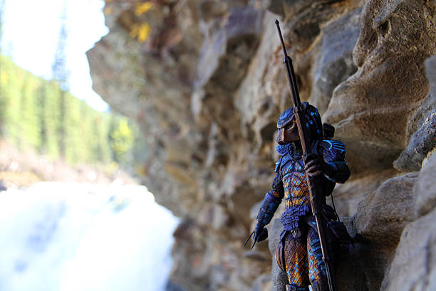 Calgary, Canada - September 29, 2015: A model of a Predator from the \