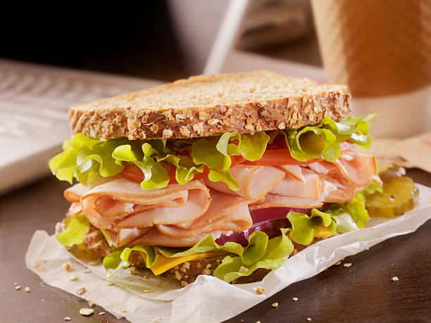 istock Turkey Sandwich at your Desk 491933158