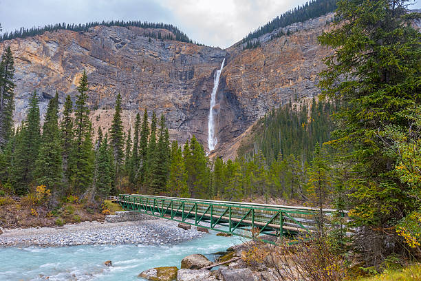 Takakkaw Falls in Yoho National Park in the Canadian Rockies.