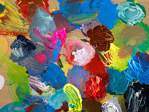 istock Artists Oil Painting Palette 491938229