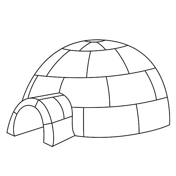 Vector illustration of Igloo