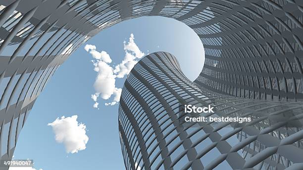 Arquitectura Contemporánea Foto de stock y más banco de imágenes de Abstracto - Abstracto, Acero, Aire libre