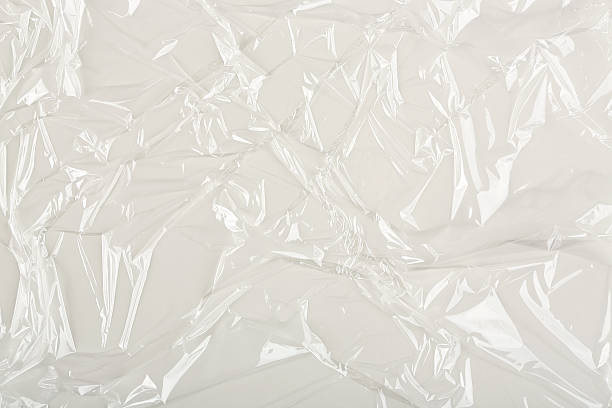 plastic texture closeup of wrinkled plastic texture, full frame polythene photos stock pictures, royalty-free photos & images