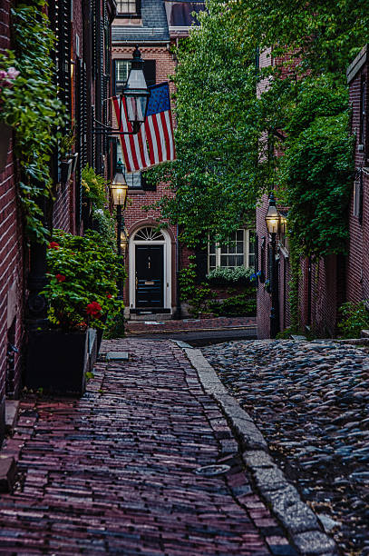 istock Acorn St., Beacon Hill, Boston at dawn 491941463