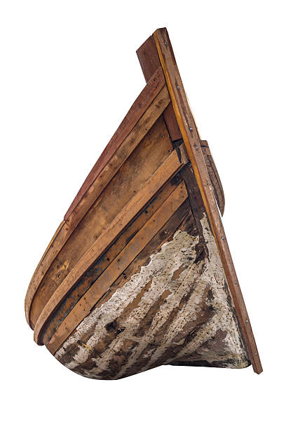 istock Old traditional wooden rowboat. 491944311