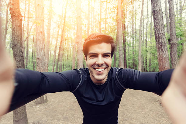 istock Sportsman taking a selfie 491948230