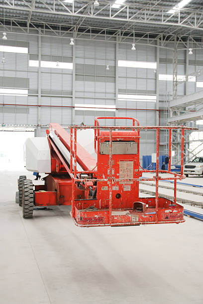 istock orange boom lift industry 491948962