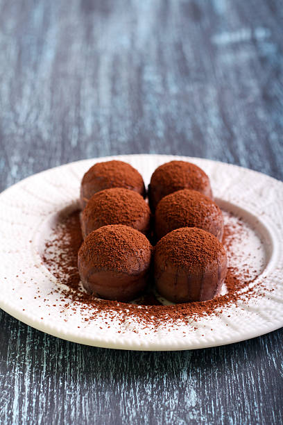 istock Homemade chocolate truffle candies 491949148