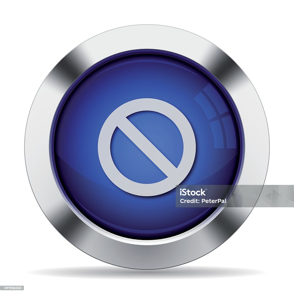 Pass Block Button Blocked Button Stock Illustration - Download Image Now - 2015, At The ...