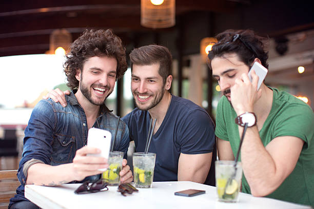 istock Friends having fun at the bar. 491958377