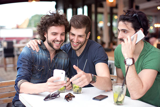 istock Friends having fun at the bar. 491958379