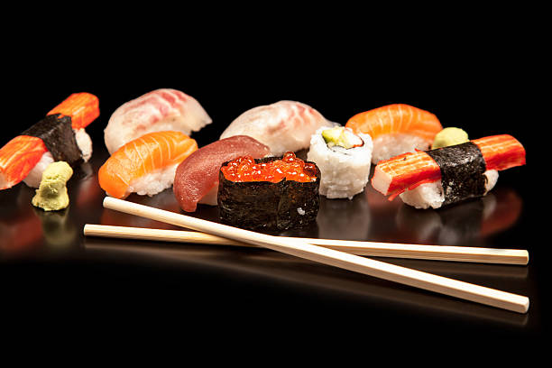 istock Japanese seafood sushi 491959433