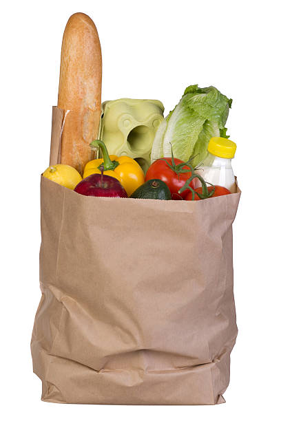 istock Groceries in paper bag 491961893