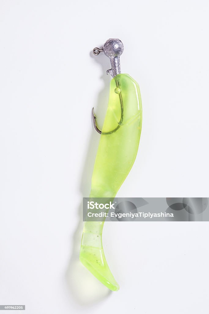 jig hook Fishing bait and hook for jigging Crappie - Fish Stock Photo