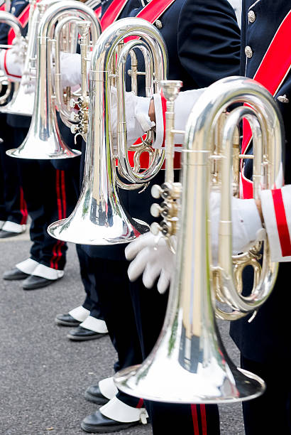 Detalhes de showband - foto de acervo