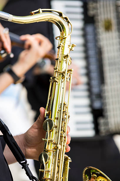 istock Saxophone, accordion and fiddle 491964237