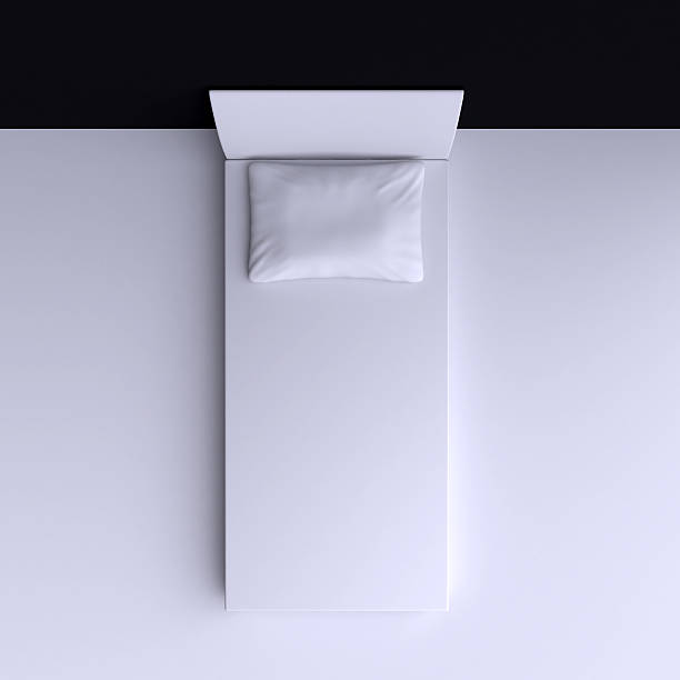 istock Bed with pillow in the corner room 491971986