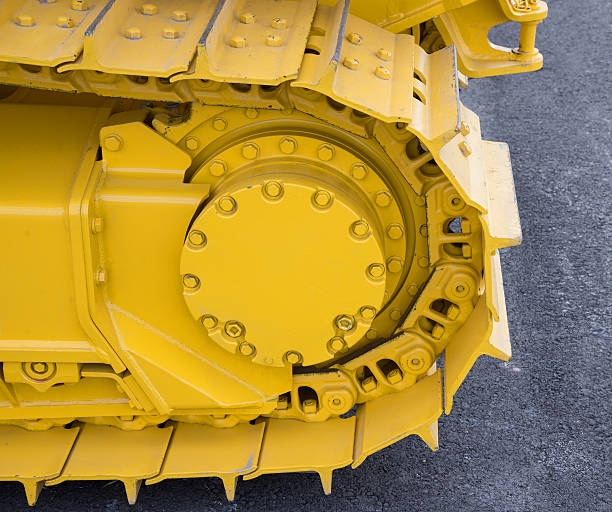 istock heavy caterpillar of a large machine 491972222