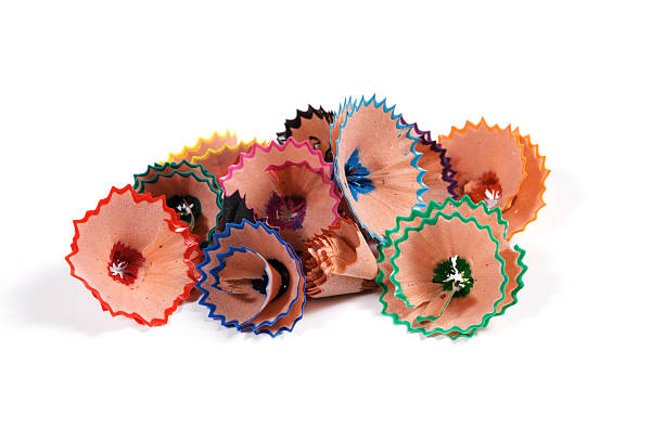 istock Color pencil shavings 491972888