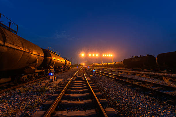 istock Railways and oil tank 491974388