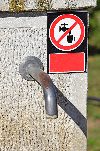 istock Water tap with a not drinking water sign 491975448
