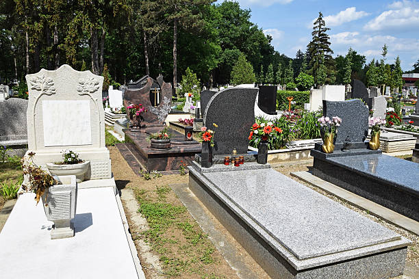 istock Tombstones in the public cemetery 491976384