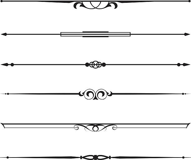 장식 요소를, 국경 및 페이지 규칙 - fretwork stock illustrations