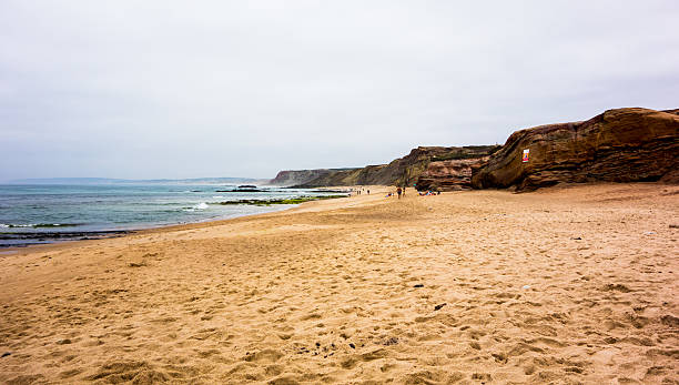Beach in Baleal stock photo