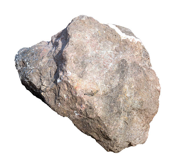 istock big granite rock stone isolated on white 491987096