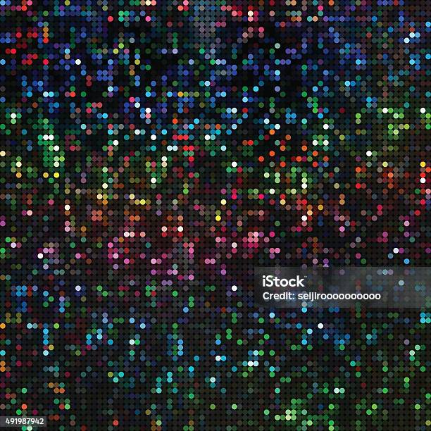 Dots Colored Hologram Sticker Stock Illustration - Download Image Now - 2015, Backgrounds, Bizarre