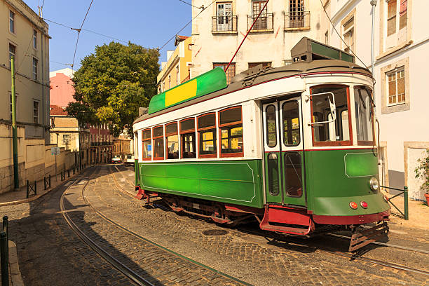 istock Tram on the street 491989428