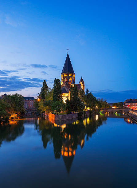 istock View of Metz by Night 491990067