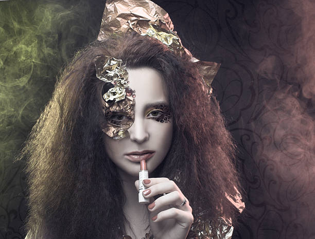 istock Woman and smoke. 491991277