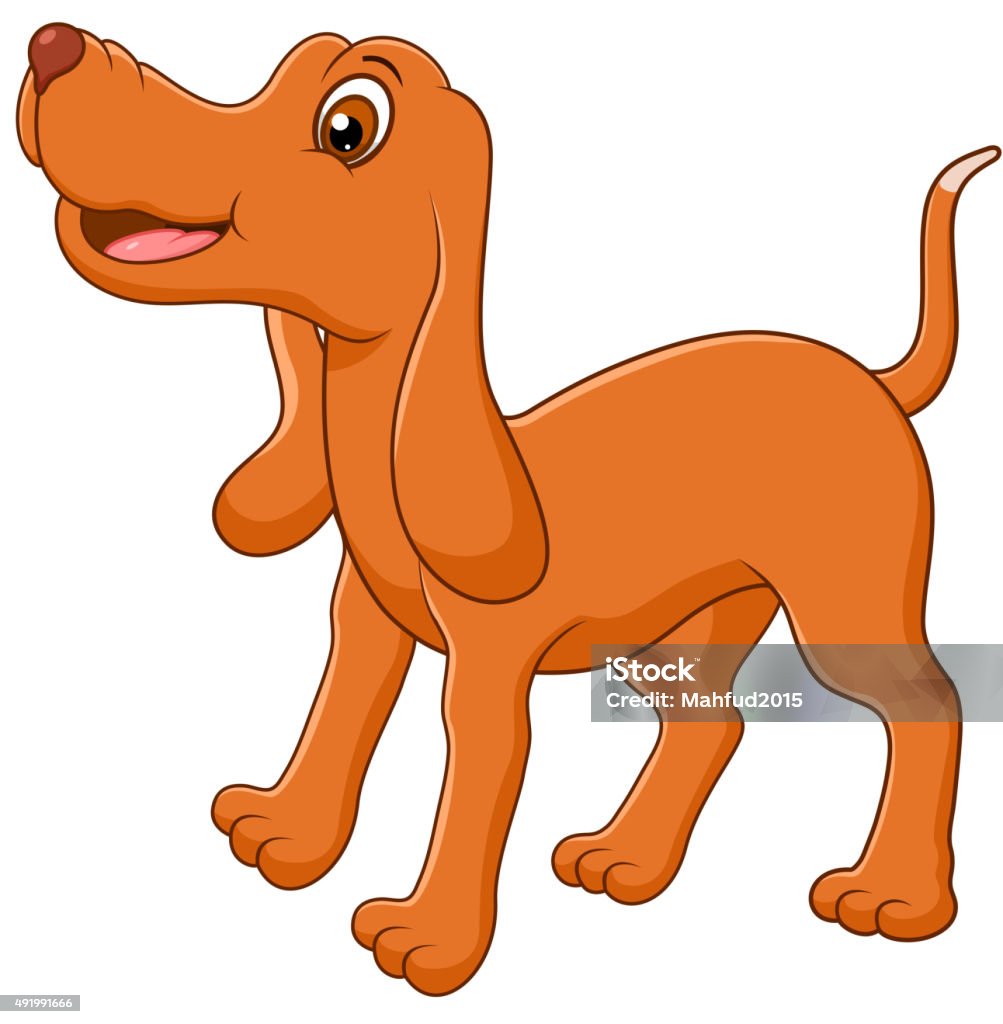 Cute Dog Cartoon Stock Illustration - Download Image Now - 2015, Animal,  Animal Hair - iStock