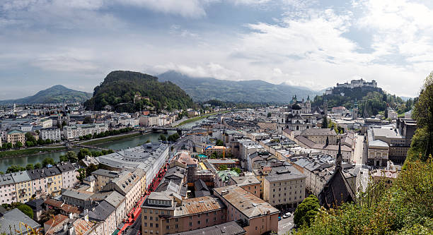 Salzburg The city of Salzburg Kapuzinerberg stock pictures, royalty-free photos & images