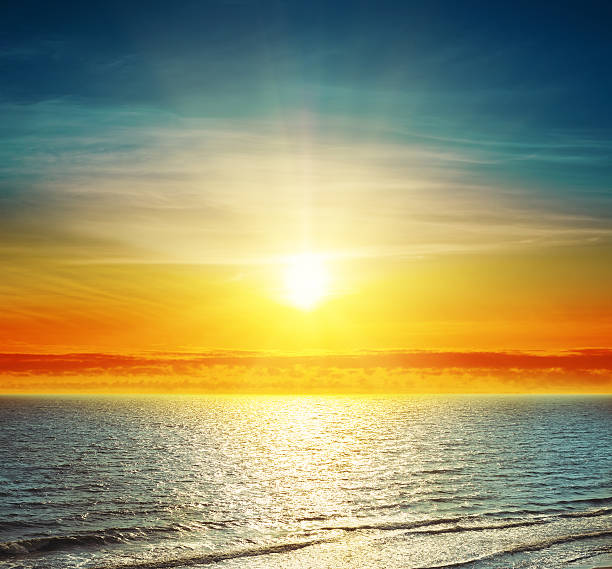 istock good sunset over darken sea 491992282