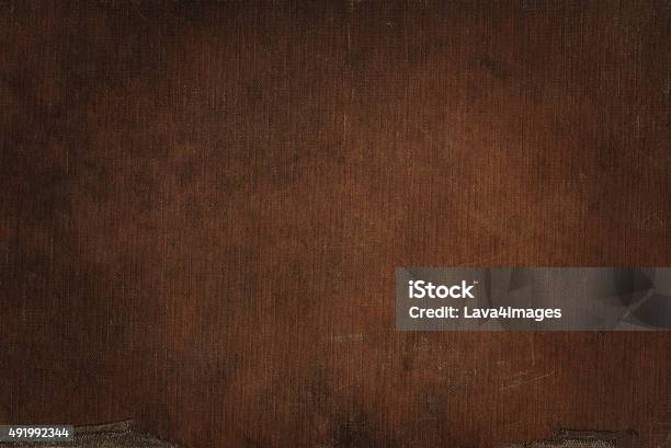 Dark Brown Canvas Grunge Background Texture Stock Photo - Download Image Now - Burlap, Brown, Backgrounds