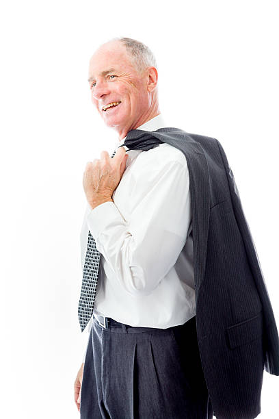 istock Businessman day dreaming and smiling 491994509