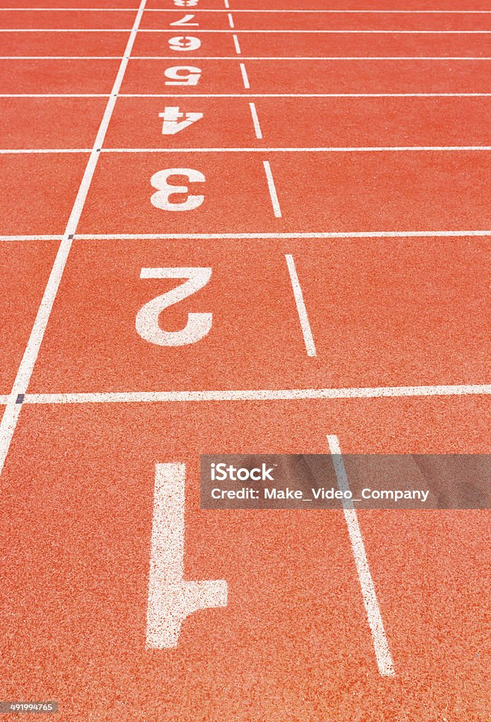 Starting Line Starting Line running track sport Beginnings Stock Photo