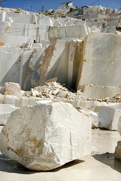 istock Marble quarry in Carrara White Italy 491995181