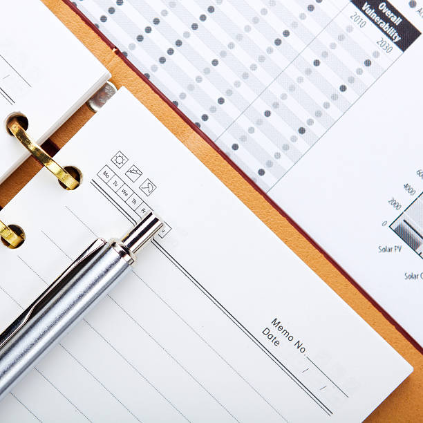 istock financial charts and graphs on the table 491995661