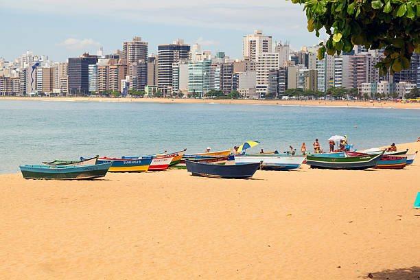 Brazil ,beach in Vitoria Espirito Santo stock photo