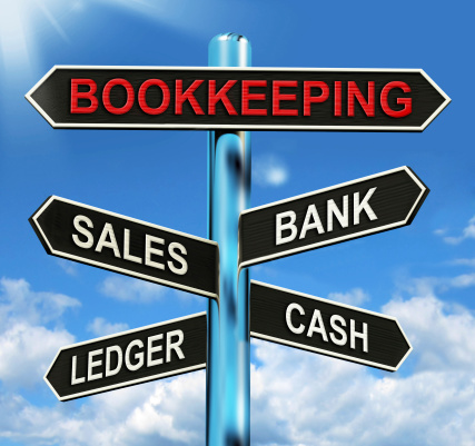 Bookkeeping Sign Meaning Sales Ledger Bank And Cash