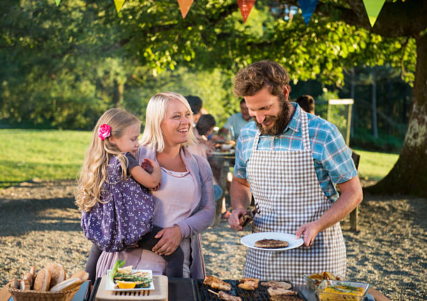 istock Family Enjoying A Barbeque 492002400