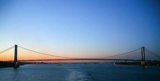 istock Verrazano Narrows Bridge at sunset 492006692