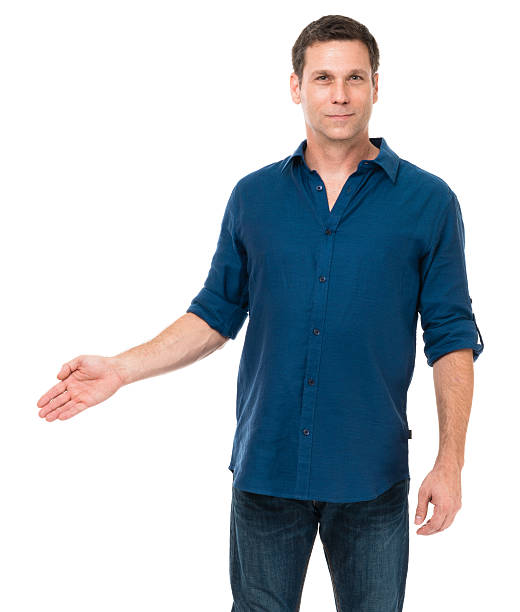 istock Thirtyish Casual Man on White 492008378