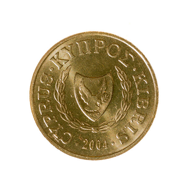 istock one cent coin of Cyprus isolated on a white background. 492008660