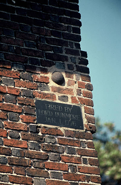 istock Cannonball embedded in a church wall. 492008836